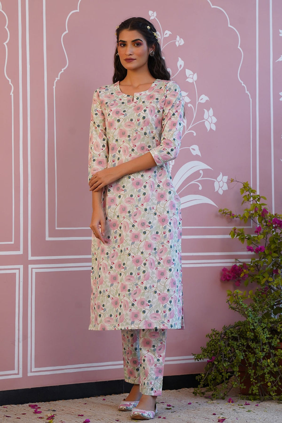 Roseate Kurta - Baise Gaba