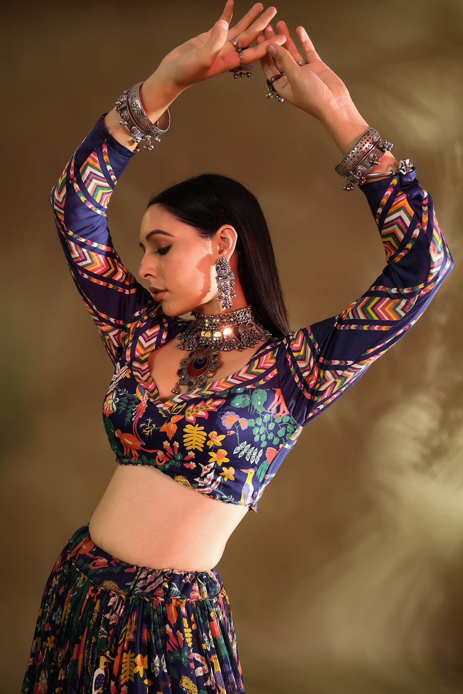 Saanjh Blouse - Baise Gaba
