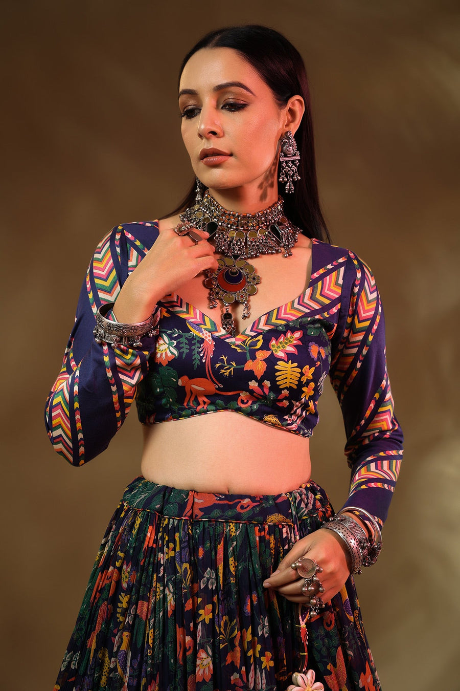 Saanjh Blouse - Baise Gaba