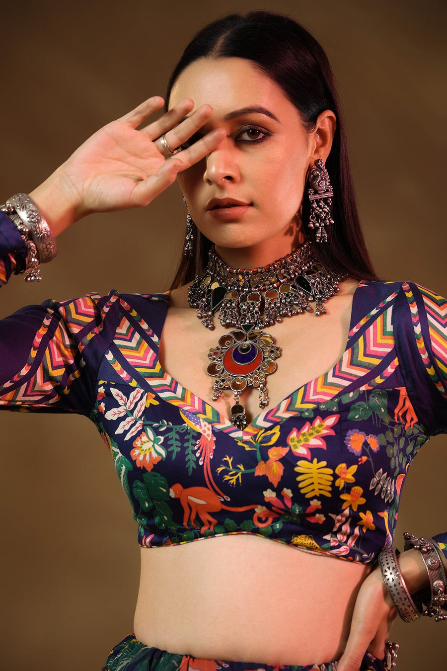 Saanjh Blouse - Baise Gaba