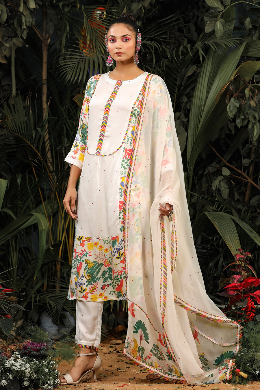 Saba Kurta Set of 3 - Baise Gaba