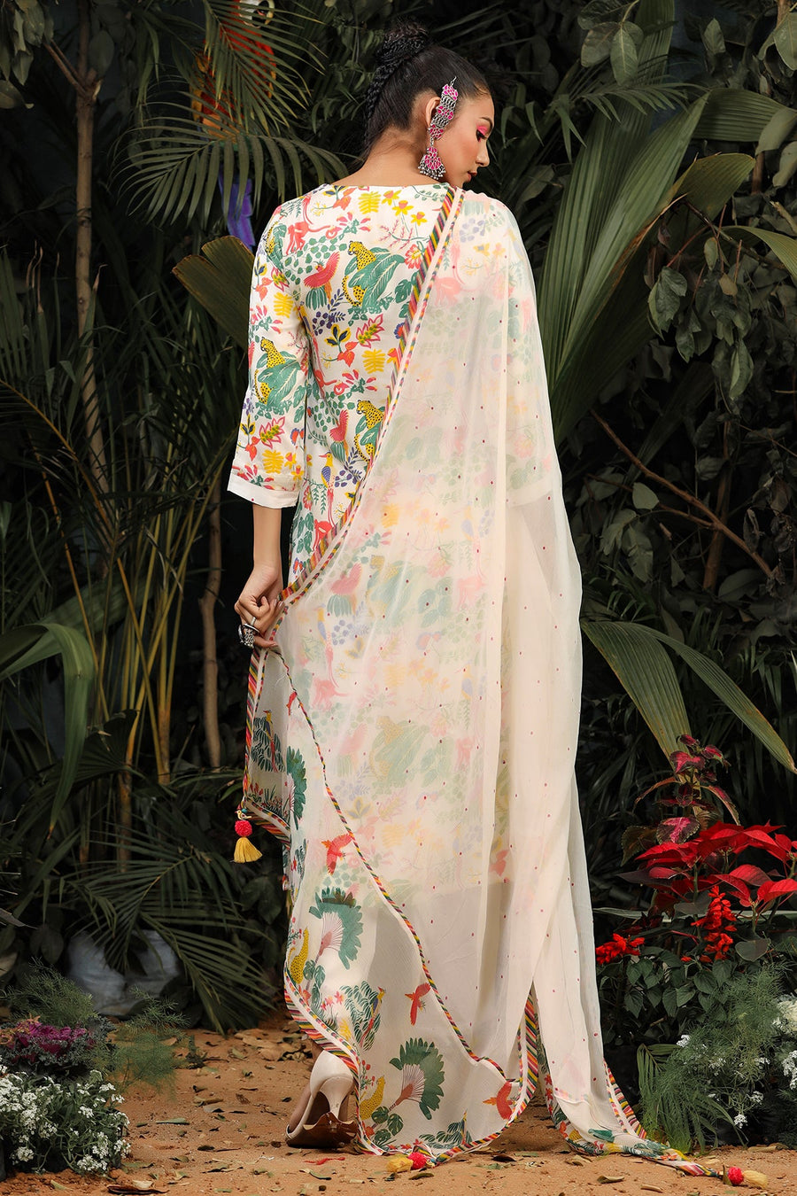 Saba Kurta Set of 3 - Baise Gaba
