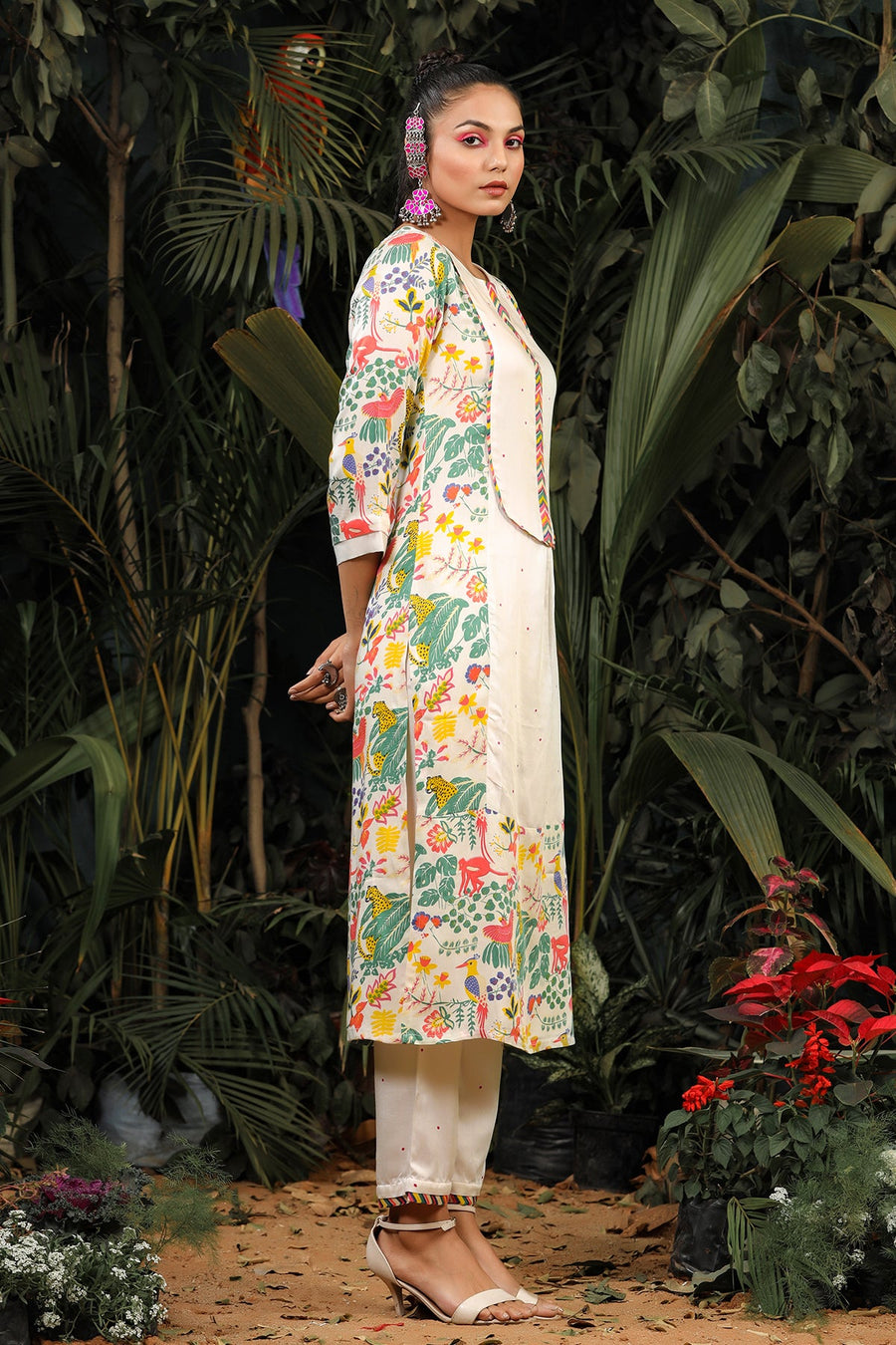 Saba Kurta Set of 3 - Baise Gaba