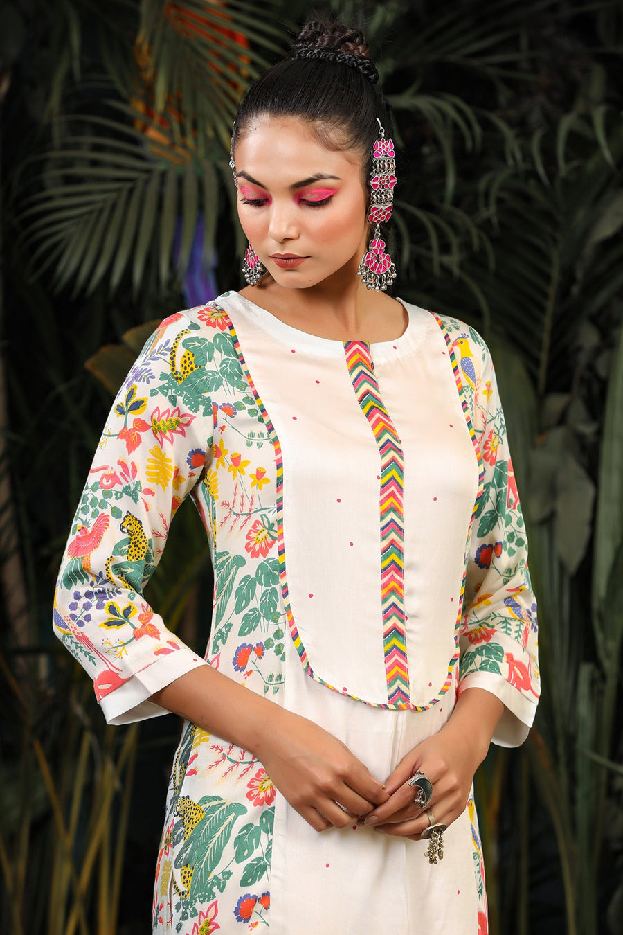 Saba Kurta Set of 3 - Baise Gaba