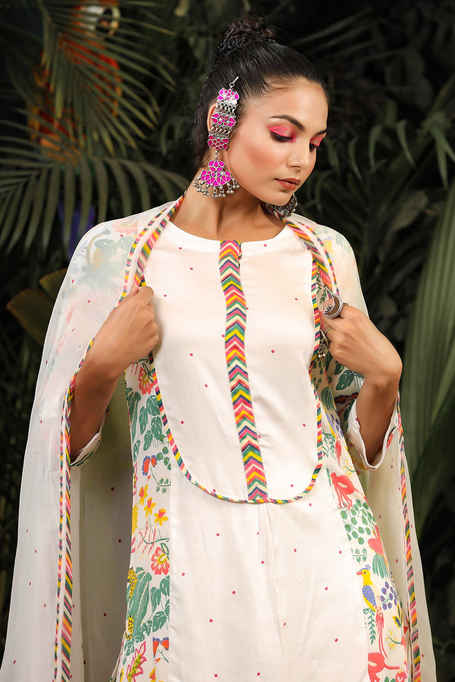 Saba Kurta Set of 3 - Baise Gaba