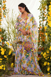 Sayonee Gharara Set Of 2 - Baise Gaba