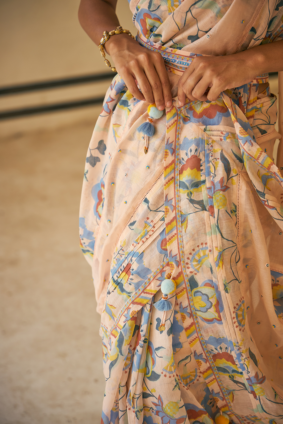 Suhani Chanderi Saree - Baise Gaba
