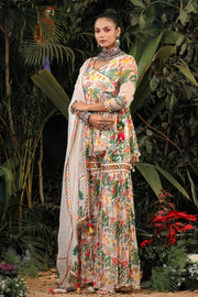 Summiyya In Gul Gharara Set Of 2 - Baise Gaba