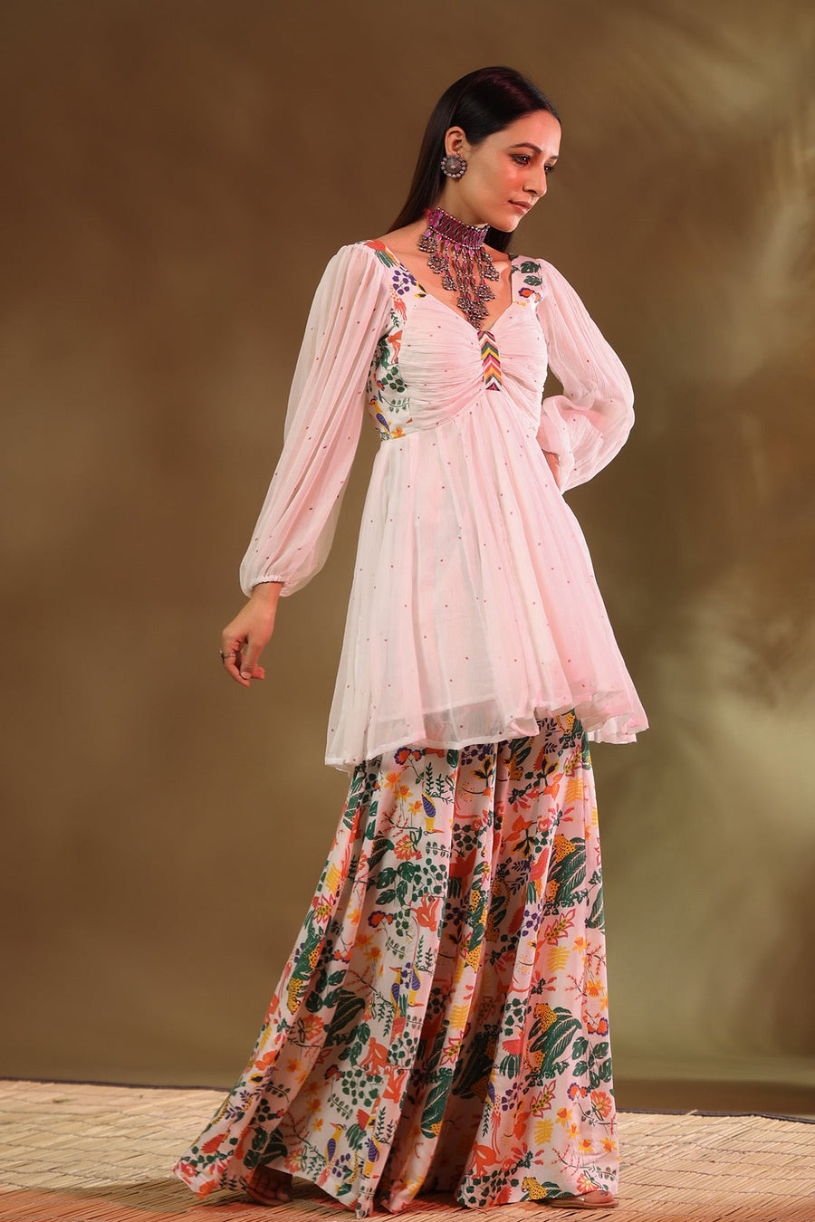 Tara Gharara Set Of 2 - Baise Gaba