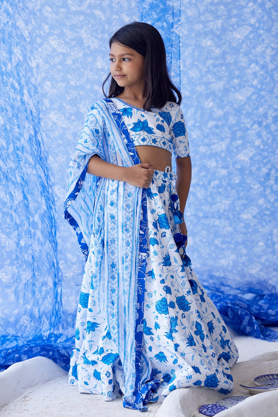 Ulfaat Lehenga Set of 3 - Baise Gaba