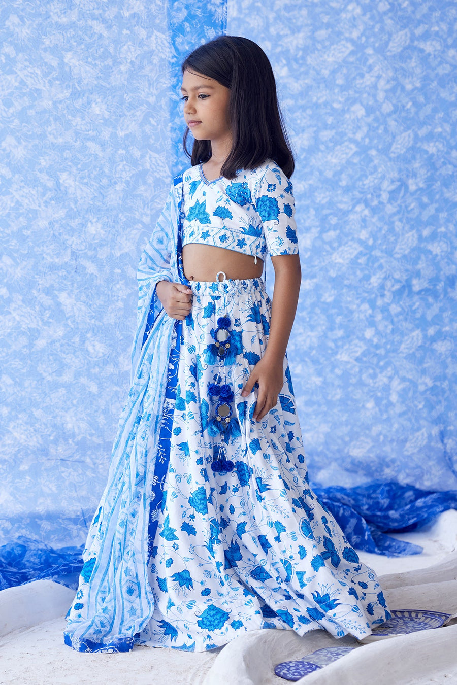 Ulfaat Lehenga Set of 3 - Baise Gaba